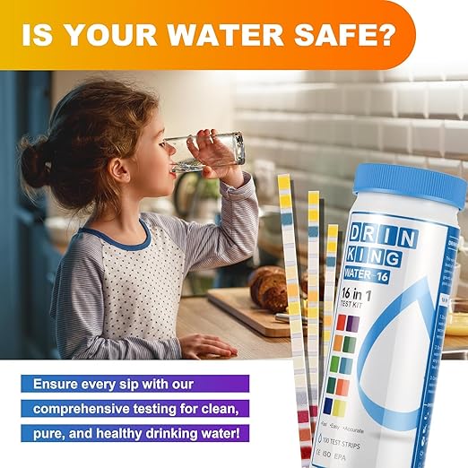 AAwipes Drinking Water Test Strips 150 + 2 Bacteria Tester Kits, Complete Testing Kit for Home, Well, Tap, City, Flood Water (K03-150)