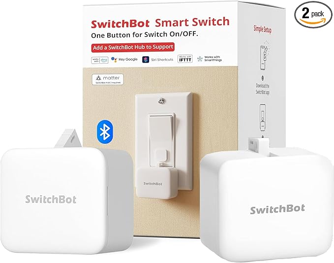 Switchbot Smart Switch Button Pusher – Fingerbot by SwitchBot