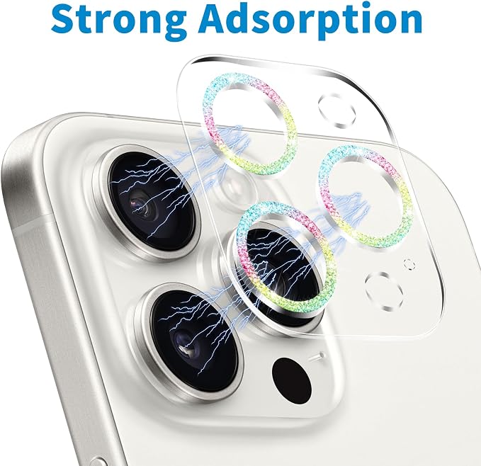 Dengduoduo 3 Pack Tempered Glass Camera Lens Protector - Image 4