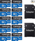 TOPESEL 10 Pack 16GB Micro SD Card by TOPESEL