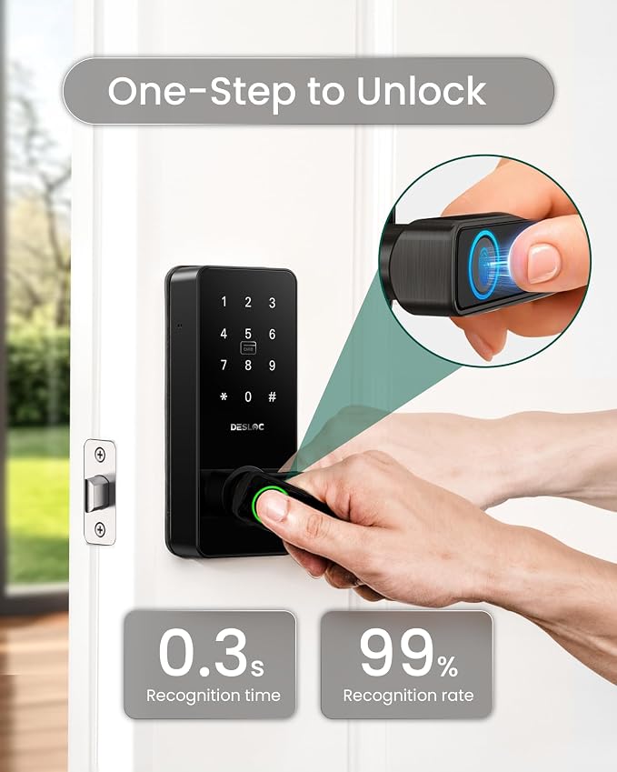 DESLOC B200L Fingerprint Smart Lock - Image 4