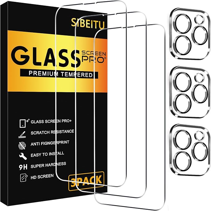 SIBEITU 3 Pack Screen Protector by SIBEITU