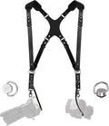 C Coiro Dual Camera Harness Shoulder Leather Camera Strap by CCoiro