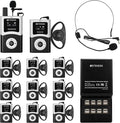 Retekess T130U Audio Tour Guide System, Tour Guide Headsets by Retekess