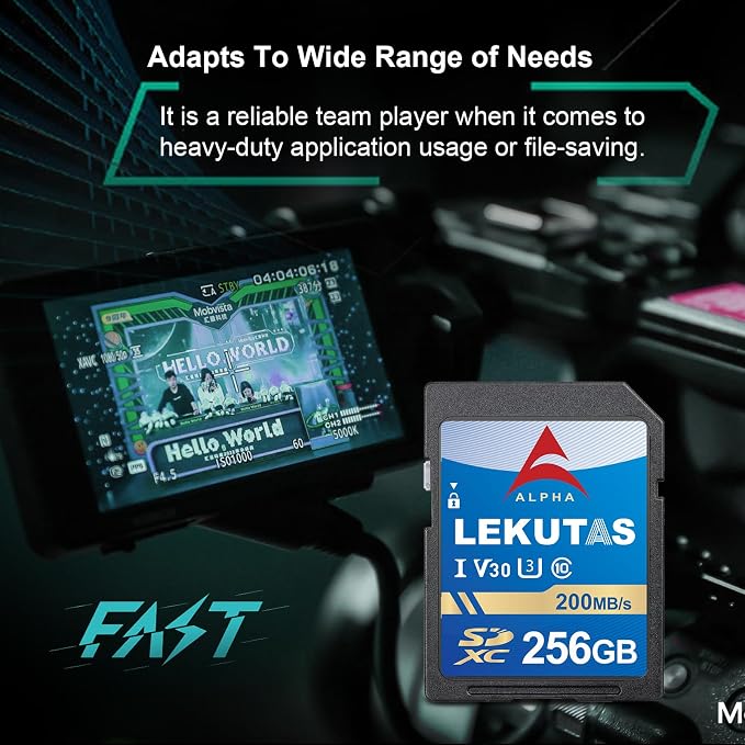 256GB SDXC UHS-I Memory Card - Image 5