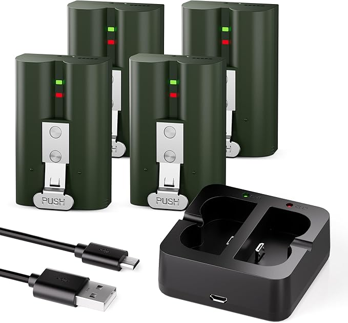 Lesaps 4-Pack Replacement Battery by Lesaps