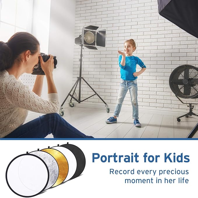 Etekcity 43" 5-in-1 Photography Reflector, Collapsible - Image 6