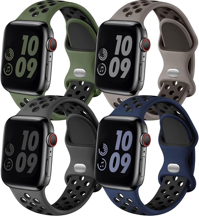 Adorve 4 Pack Sport Bands Compatible by Adorve