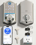 Veise VE017G Wi-Fi Keyless Entry Door Lock, App Remote & Voice Control by Veise