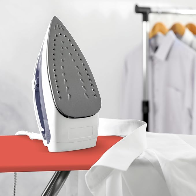 COTTY HOME Extra Thick Ironing Board Covers with Pad Standard Size 15x54, Heat Reflective Full Scorch Resistant Padding, Snug Fit Non-Slip Nose Pocket Fastener Straps Elastic Edges, Orange