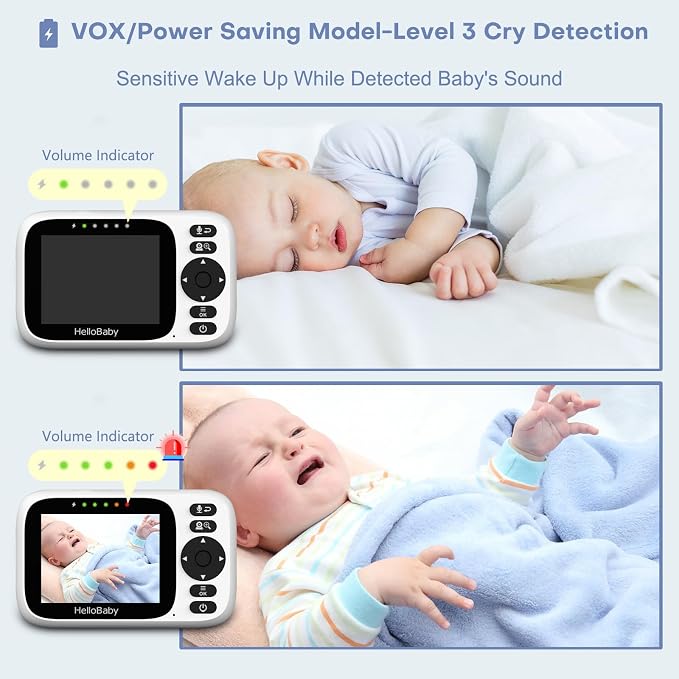 HelloBaby Monitor No WiFi Video Baby Monitor - Image 7