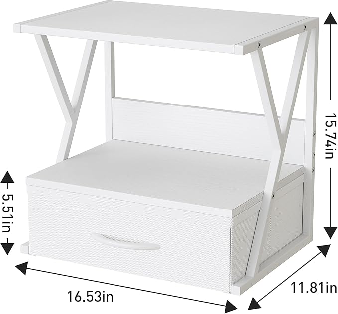 aboxoo Printer Stand for Desk - Image 3