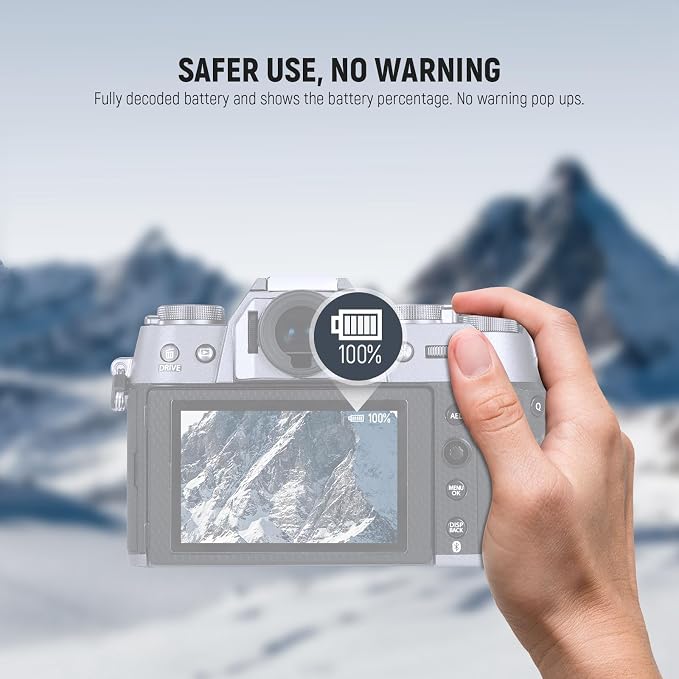 NEEWER 1050mAh NP-W126S NP-W126 Replacement Camera Battery - Image 7