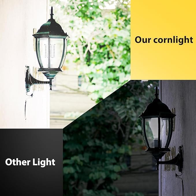 45W LED Corn Light Bulb 2 pack,400W Equivalent 5000K Commercial Grade Daylight E26/E39 6000LM Medium Mogul Base LED Lamp,Large Area Lights For Outdoor Indoor Garage Warehouse street Factory Bay Light