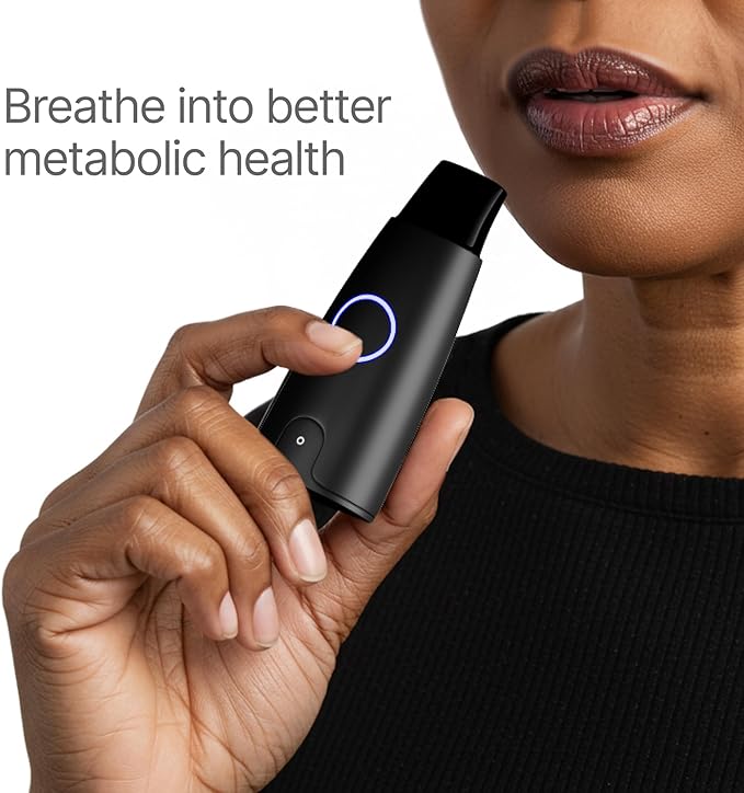 Lumen Metabolism Tracker Device - Measure Real-Time Fat & Carb Burn, Daily Nutrition, Meal Plans, Metabolic Health, Weight Loss, Athletic Fitness & Performance for Men & Women w/ 12 Month Subscription