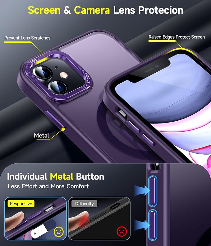 LeYi for iPhone-11 Phone Case: i Phone iphone11 Funda para Magnetic Cover Women - Image 4