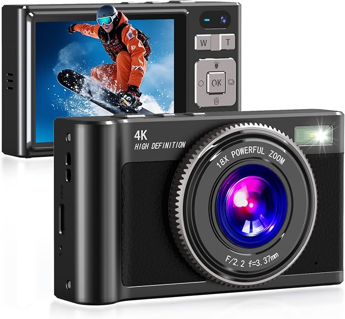 Forc Digital Camera, 4K Camara de Fotos by FORC
