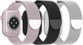 3 Pack Mesh Metal Band Compatible by Steezrd
