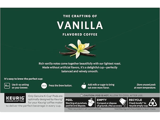 Starbucks Vanilla Coffee Keurig K-Cups, 160 Count