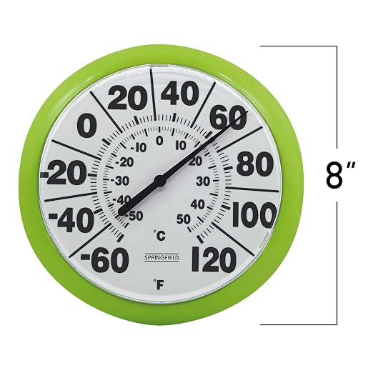 Springfield Indoor Outdoor Big and Bold Dial Thermometer, Wireless Thermometer - Image 2