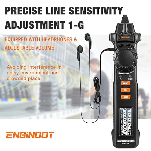 Cable Tester ENGiNDOT Wire Tracker Multifunction Cable Line Finder Wire Tracer - Image 4