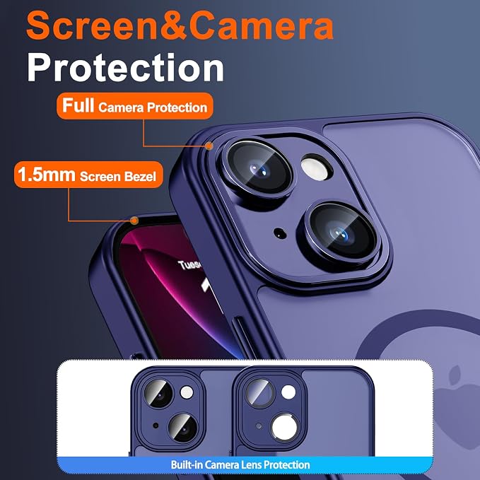 for iPhone 14 Case with Privacy Screen Protector and Camera Protection - Image 6