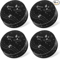 Geevon 4 Pack Water Leak Detectors, 100dB Water Sensor Alarms Flood Detector for Basements, Bathrooms, Laundry Rooms, Kitchens, Garages, and Attics, Water Alarms Battery-Operated (Battery Included)