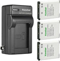 Kastar 3-Pack EN-EL19 Battery and AC Wall Charger Replacement by Kastar