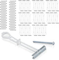 CondoMounts EDA1451 Universal Wall Mounting Anchors | Steel | NO Stud | Metal | TV Mount Metal Studs | Cabinets | Holds 90lbs | Includes 50 Elephant Anchor Set & Mounting Kit
