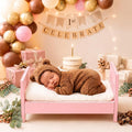 AceOrbit Photography Bed Props Wooden Vintage Photo Prop Photoshoot Props by Unknown