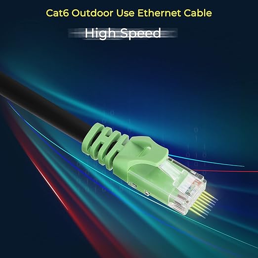 Rapink Cat6 Outdoor Ethernet Cable 150 ft, Ethernet Cable UV Resistant - Image 4