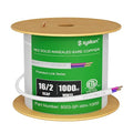 Syston Cable Technology 16/2 LED Lighting Dimmer Dimming Luminaire Control Wire Cable,16 AWG 2 Conductors Solid Bare Copper Unshielded Plenum Rated CMP CL3P FT6, for Ballast Wiring and Connection