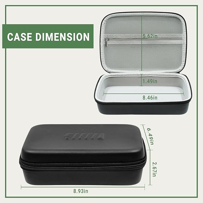 stukcaze Battery Organizer Storage Case with Tester for AA AAA Button Battery Holder Carrying 3 Batteries Variety Pack 88 Batteries Zipper Mesh Bag (Batteries Not Included)