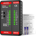 Network Ethernet Cable Tester for RJ11 RJ45 CAT5 CAT5E CAT6 CAT6A CAT7 by YEREADW