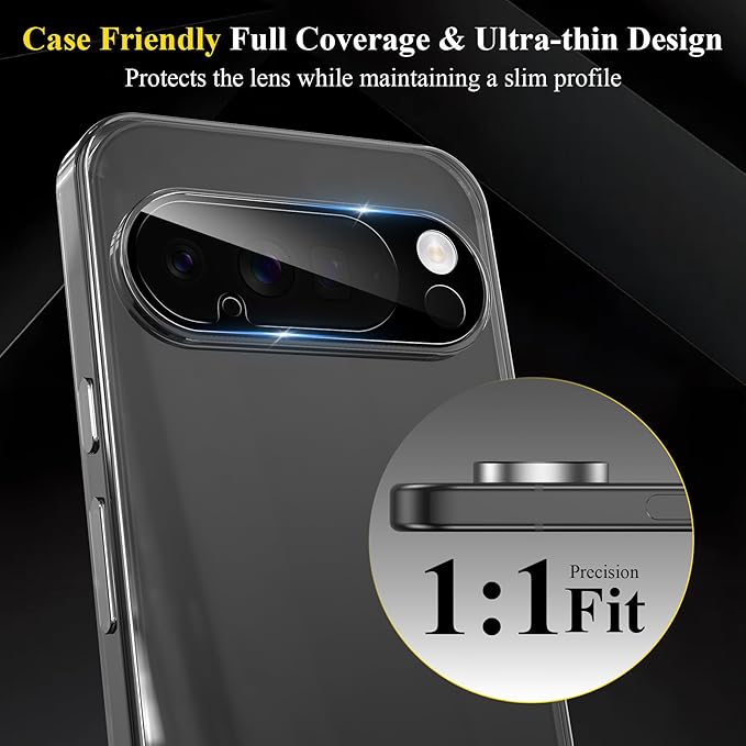 4 Pack for Google Pixel 10 Pro XL Camera Lens Screen Protector, 9H Tempered - Image 6