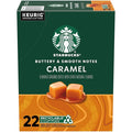 Starbucks K-Cup Coffee Pods, Flavored Hot or Iced Coffee, Caramel, 22 Keurig Pods