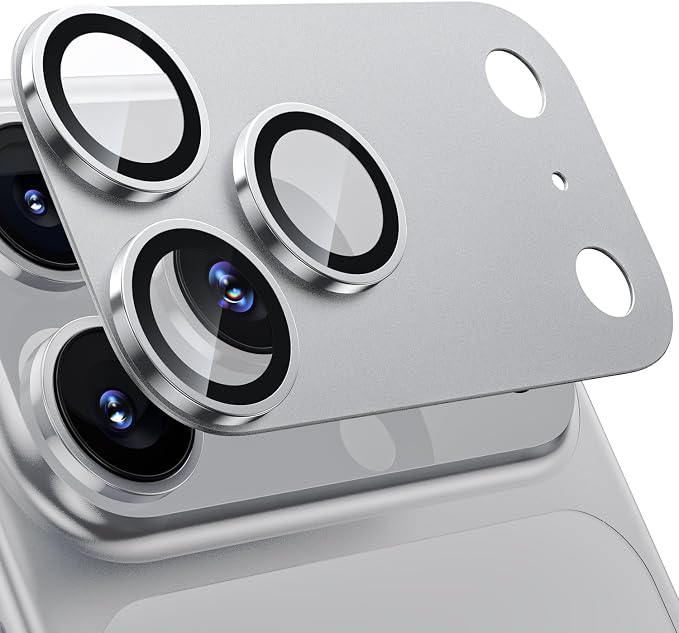 WSKEN for iPhone 17 Pro Max Camera Lens Protector, Metal Aluminum Alloy by SmartProtectionGreenerFuture
