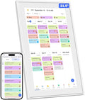 Canupdog Digital Calendar, 21.5 Inch Electronic Calendar Chore Chart & Wall Planner, IPS HD Touchscreen Interactive Display for Family Schedules, Streamline Household Organization, Christmas Gifts for Women Mom
