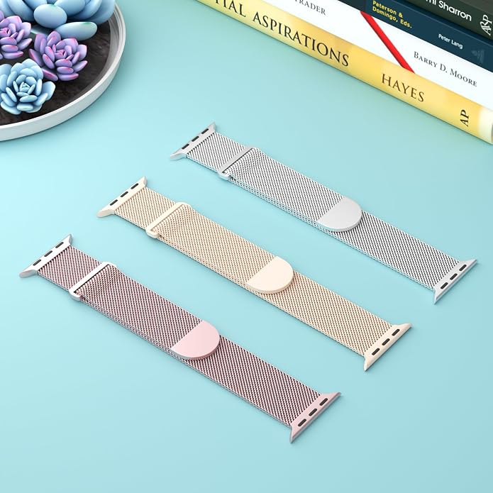 3 Pack Mesh Metal Band Compatible - Image 2