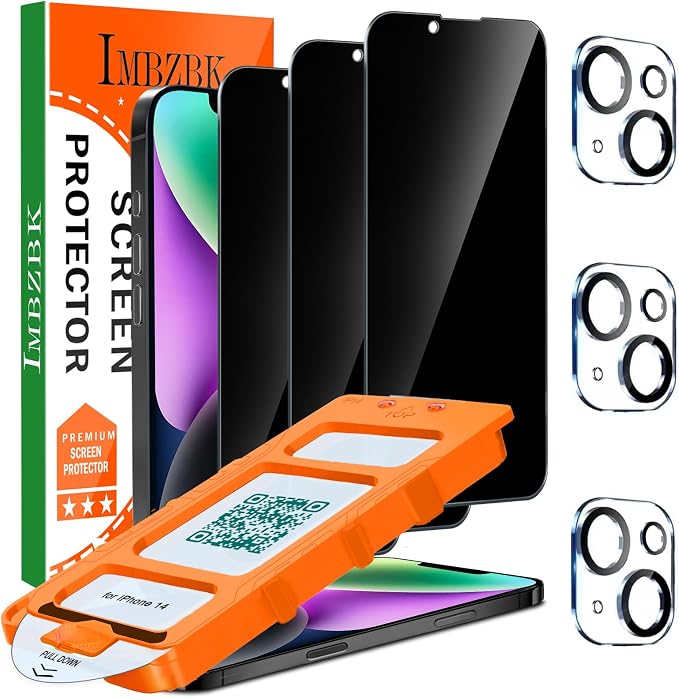 IMBZBK 3 Pack Privacy Screen Protector by IMBZBK