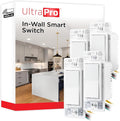 UltraPro Z-Wave Plus Long Range in-Wall Smart Light Switch by UltraPro