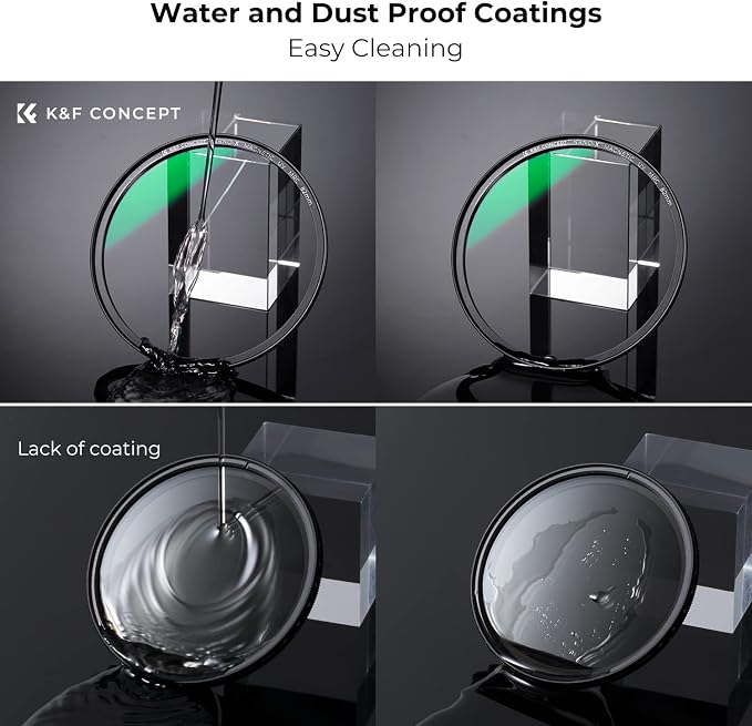 K&F CONCEPT 55mm Magnetic MC UV Lens Protection Filter + Lens Filter Cap - Image 7