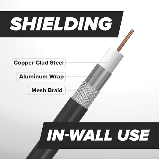 THE CIMPLE CO - RG6 Coaxial Cable 200 FT - RG6 Coax Cable - Image 4