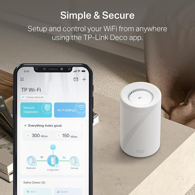 TP-Link Deco 7 Pro BE17000 Tri-Band Wi-Fi 7 Whole Home Mesh System | 9-Stream - Image 8