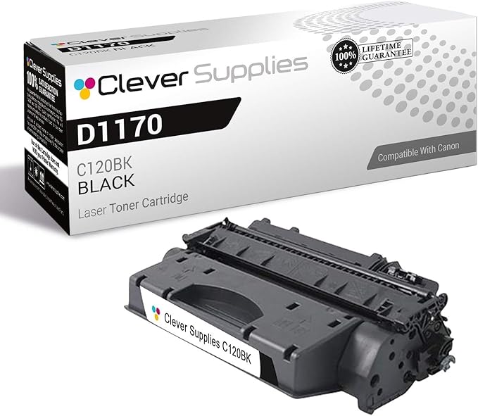 CS Replacement Toner Cartridge Compatible with Canon ImageClass D1170 1382A005AA Black