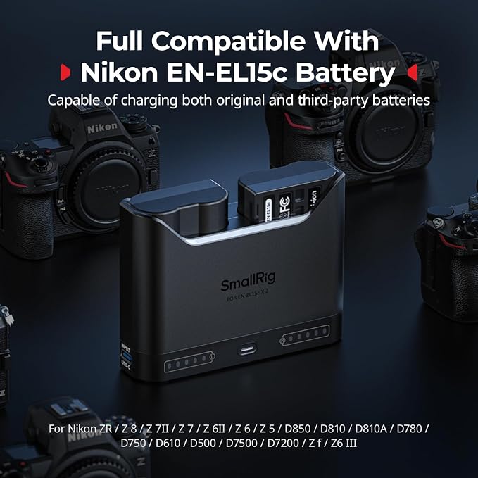 SMALLRIG EN-EL15c Camera Battery Set - Image 4