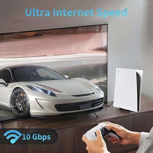 Cat 6 Ethernet Cable 50 ft, Indoor&Outdoor, High Speed 10Gbps 24AWG Pure Copper - Image 8