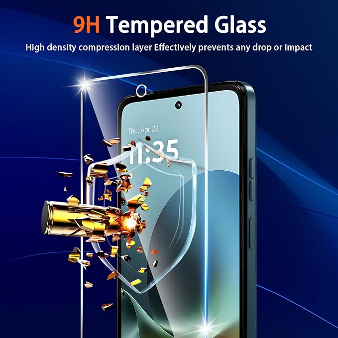 Designed for Motorola Moto G 5G 2026 & Moto G Play Tempered Glass Screen - Image 3