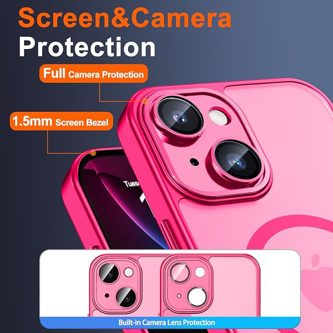 for iPhone 14 Case with Privacy Screen Protector and Camera Protection - Image 6