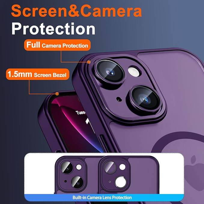 for iPhone 15 Plus Case with Privacy Screen Protector and Camera Protection - Image 6